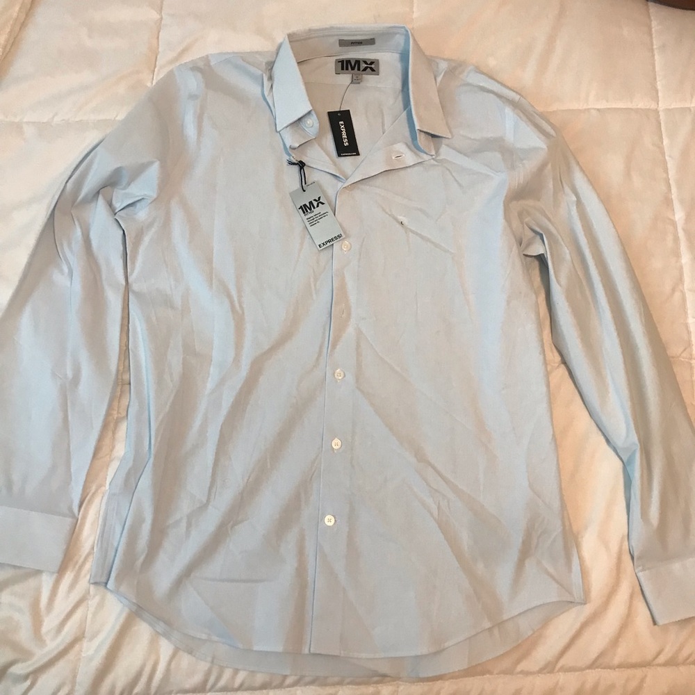 NWT EXPRESS DRESS SHIRT MENS SIZE L